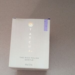 Tatcha Rice Polish Gentle in Cream and Purple